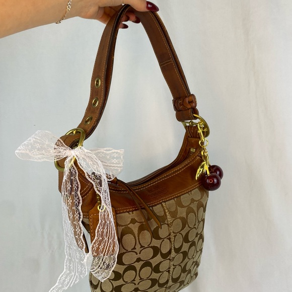 vintage coach bleeker duffle signature bag - Picture 5 of 12